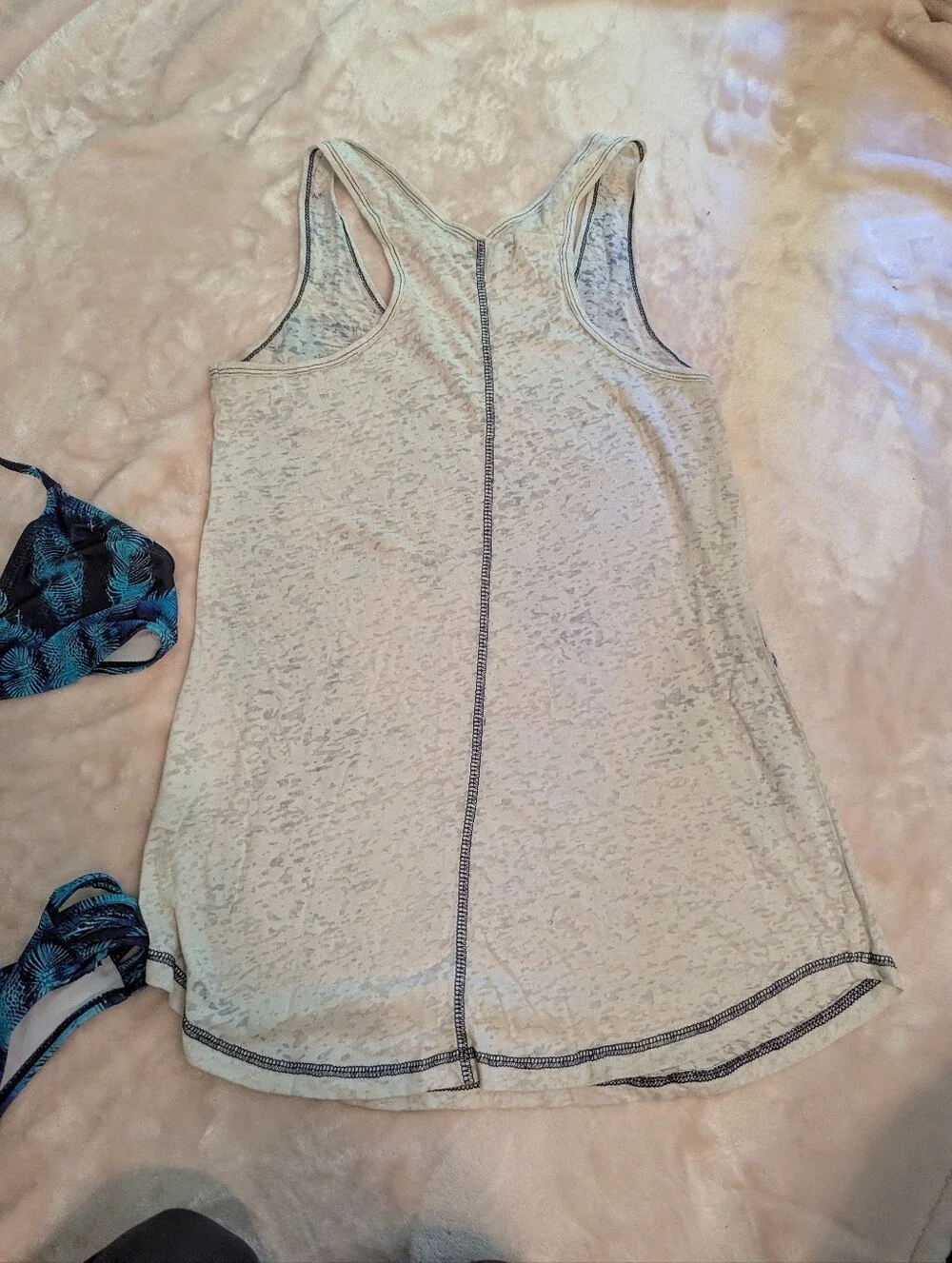 Cupshe Two Piece Bathing Suit With Bonus Tank Top Size Medium